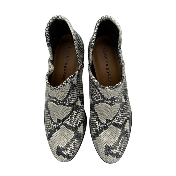Lucky Brand Baley Snake Print Booties (6.5 M) - Picture 4 of 16